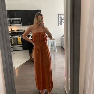 Orange Maxi Dress